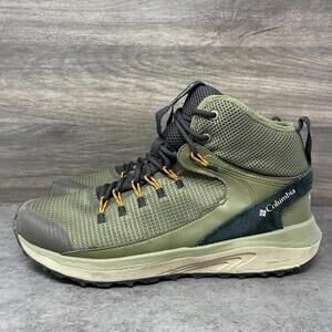 Columbia Trailstorm Shoes Mens Size 10 Mid Waterproof Hiking Green Trail